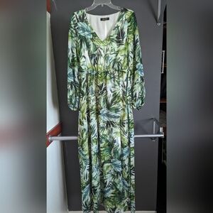 NINE WEST Green Maxi Dress
